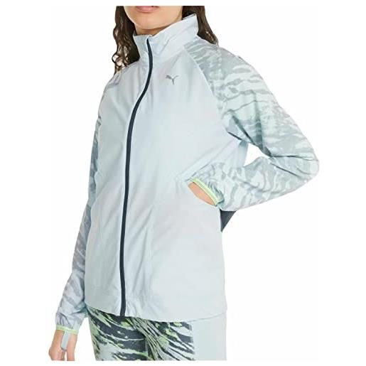 PUMA run ultraweave s marathon jacket giacca, blu, m donna