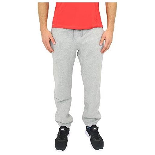 Nike 804406 - pantaloni lunghi da uomo per allenamento, grigio scuro/bianco, m