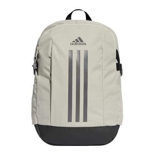 adidas power backpack, borsa unisex, black/white, one size(26.4l)