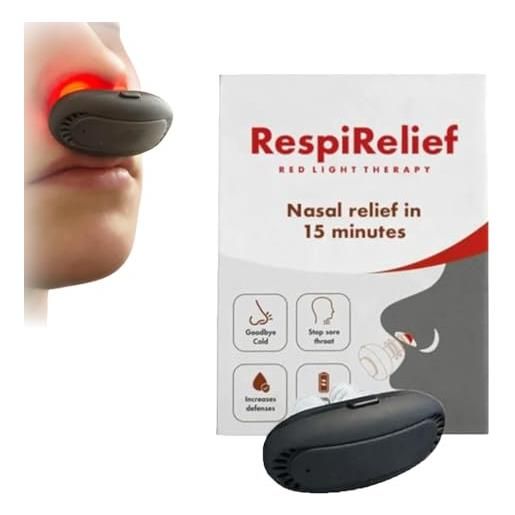 ADFUGE respirelief red light nasal therapy instrument, red light nasal therapy instrument, respi. Relief red light nasal therapy device, red light nasal therapy for nose, red bulb nose (1pcs)