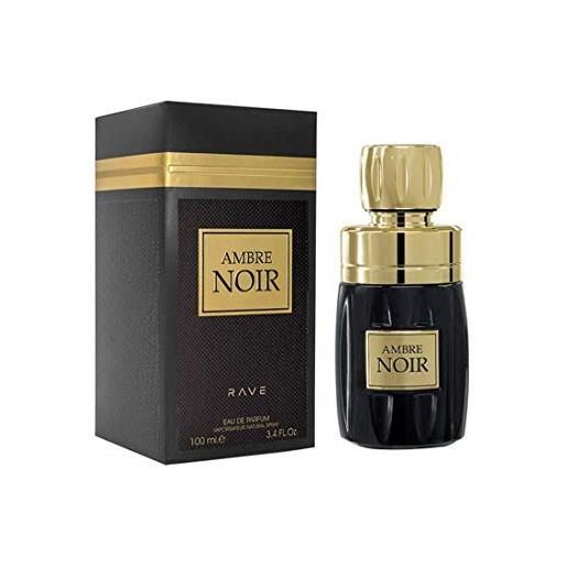 Lattafa perfume ambre noir unisex eau de parfum 100 ml