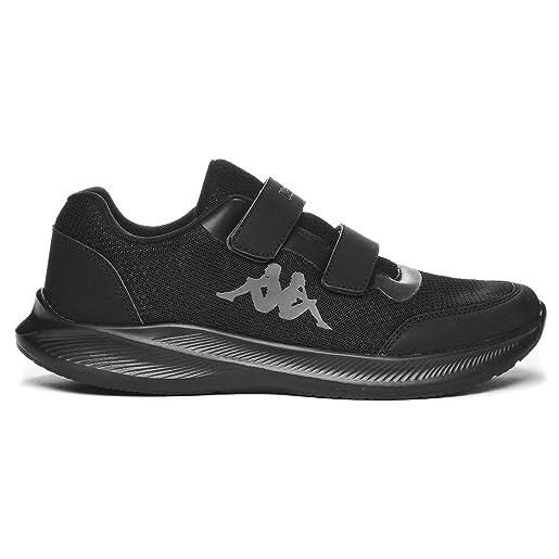 Kappa boldy 2 v, scarpe da ginnastica uomo, nero grigio, 44 eu