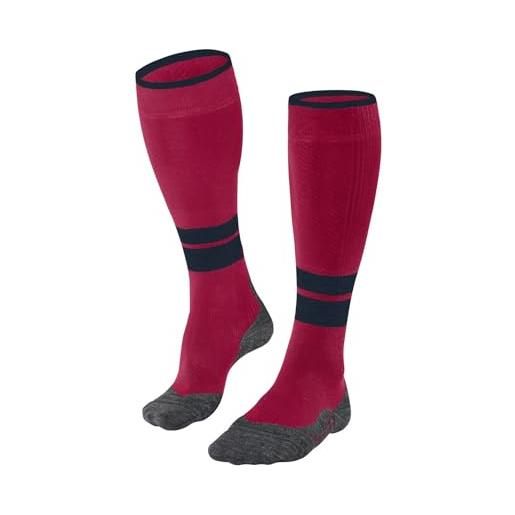 Falke tk w kh lana materiale funzionale con compressione 1 paio calzini da escursionismo, rosa (red 8644) -circonferenza polpaccio w2, 35-38 donna