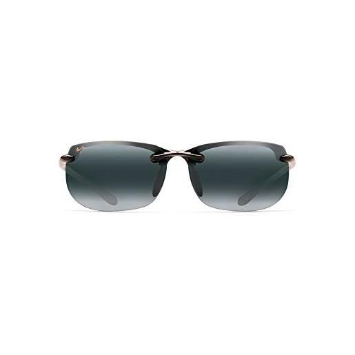 Maui Jim banyans occhiali, nero brillante, 70/17/130 unisex-adulto