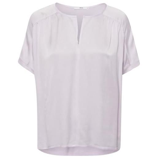 BRAX style caelen cupro hybrid t-shirt, soft purple, 46 donna