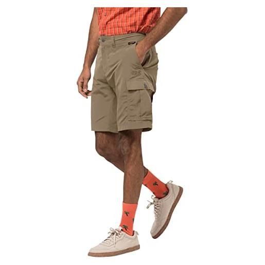 Jack Wolfskin canyon cargo shorts, pantaloncini uomo, sand dune, 58