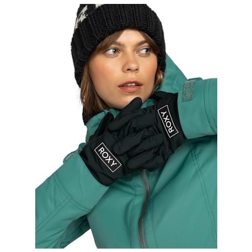 Roxy guanti freshfield gloves donna nero xl