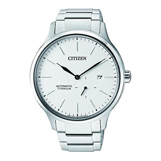 Citizen orologio analogico meccanico uomo con cinturino in titanio nj0090-81a