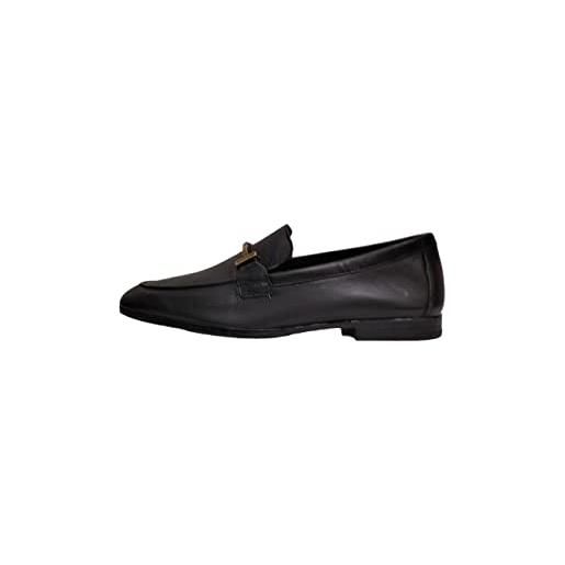 Frau scarpe uomo made in italy, modello mocassini mousse 34p6, realizzate in pelle. 39 nero
