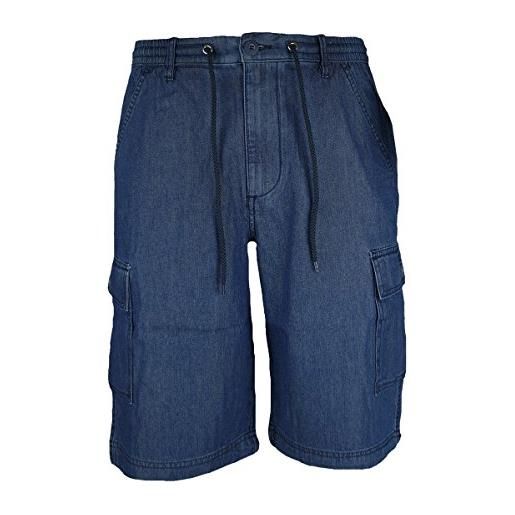 SEA BARRIER bermuda pantalone corto uomo art marea tela jeans elastico cotone