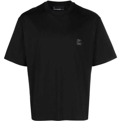 Neil Barrett t-shirt con applicazione - nero