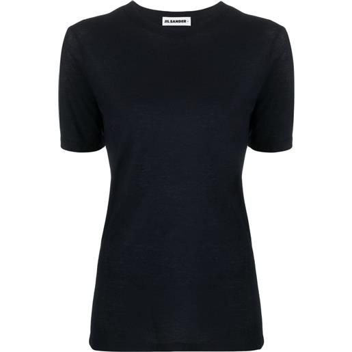 Jil Sander t-shirt con stampa - blu