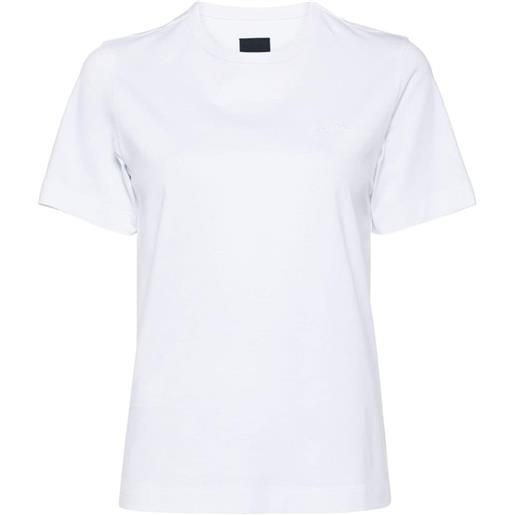 Juun.J t-shirt girocollo con ricamo - bianco