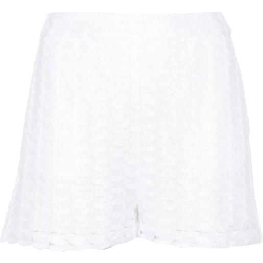 Missoni shorts traforati - bianco