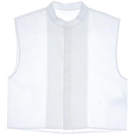 Helmut Lang camicia smanicata - bianco