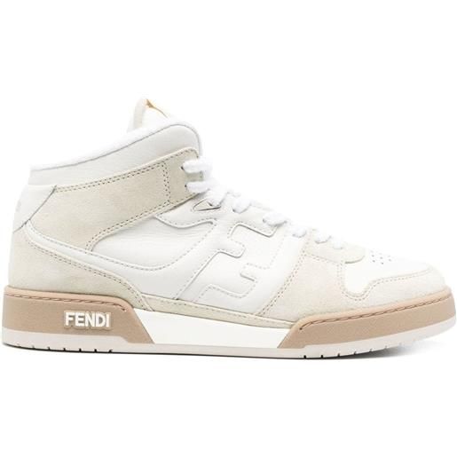FENDI sneakers con logo ff - bianco