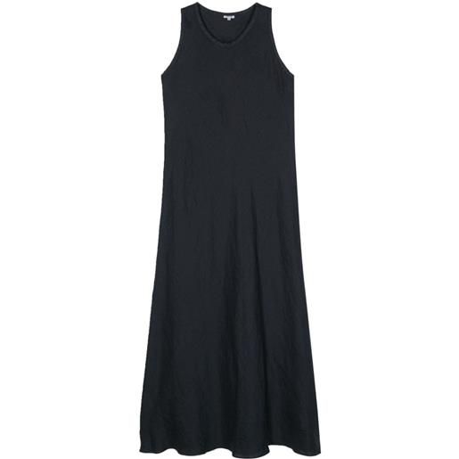 ASPESI sleeveless linen slip dress - blu
