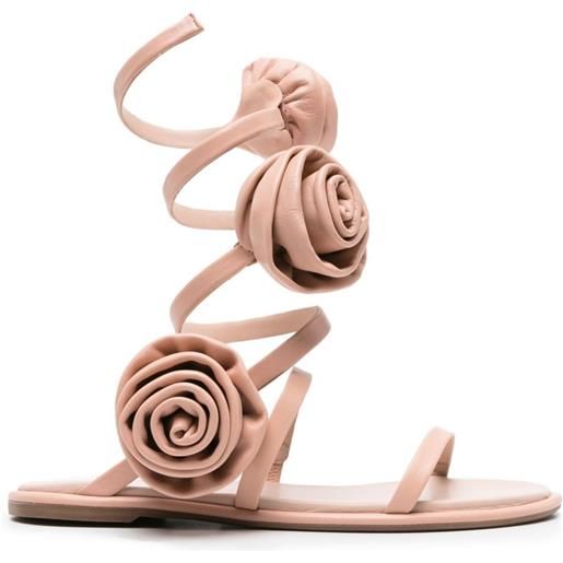 Le Silla sandali con suola piatta rose - rosa