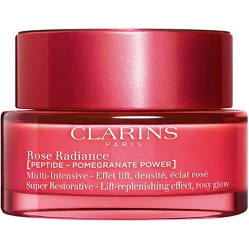 Clarins rose radiance multi-intensive 50 ml ridensificante illuminante rivitalizzante crema