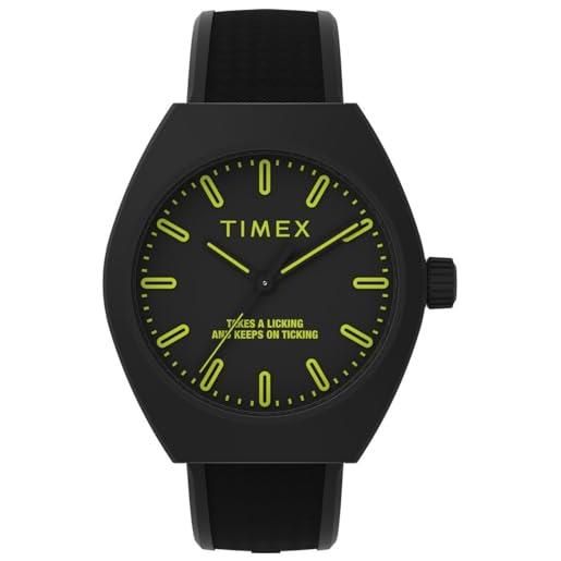 Timex orologio analogico al quarzo unisex-adulto con cinturino in plastica tw2w42400
