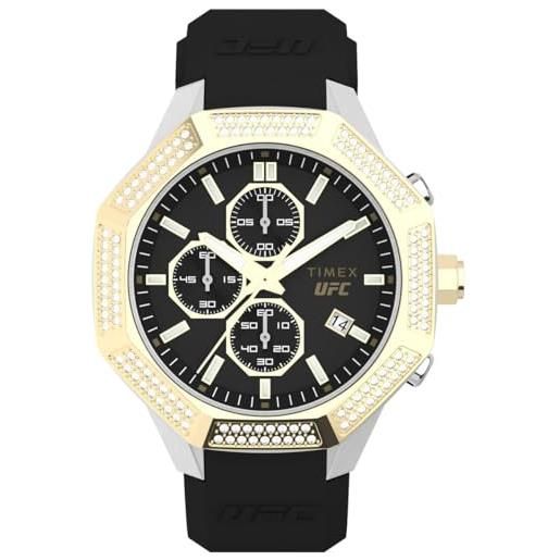 Timex orologio cronógrafo al quarzo da uomo con cinturino in silicone tw2v99200