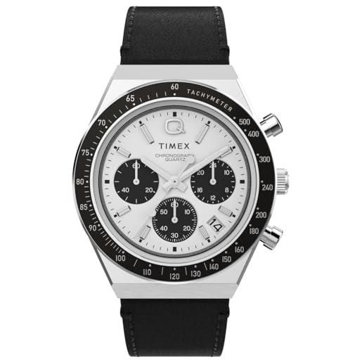 Timex orologio cronógrafo al quarzo da uomo con cinturino in pelle tw2w53400