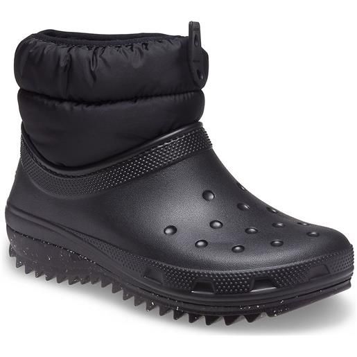 Crocs classic neo puff shorty boots nero eu 35 donna