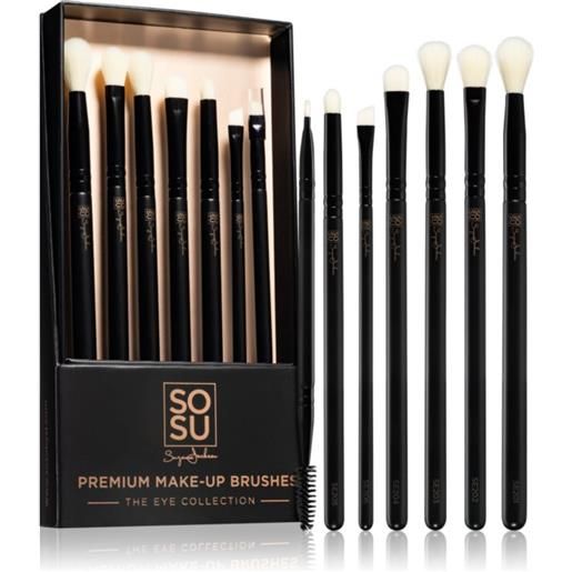 SOSU Cosmetics premium brushes the eye collection 7 pz