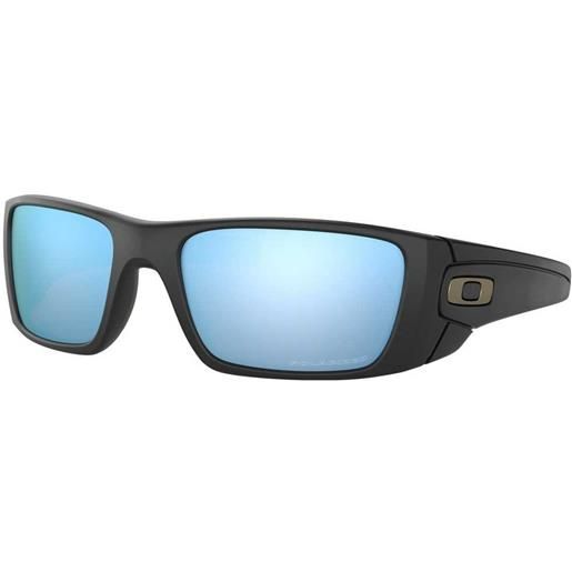 Oakley fuel cell prizm deep water polarized sunglasses nero prizm deep blue polarized/cat3 uomo