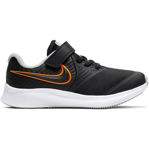 Nike star runner 2 psv running shoes arancione, nero eu 28 ragazzo