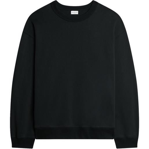 DRIES VAN NOTEN felpa girocollo - nero