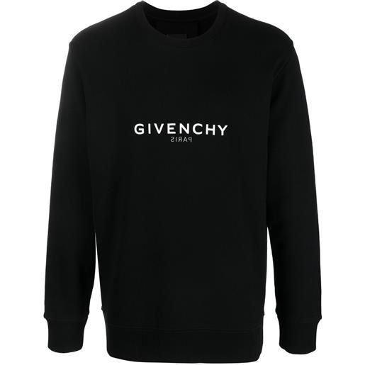 Givenchy felpa con stampa - nero