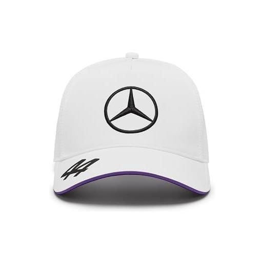 Mercedes AMG Petronas f1 2024 lewis hamilton cappello da camionista - bianco - taglia unica