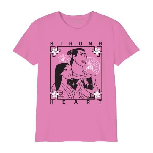 Disney gidmulats001 t-shirt, rosa orchidea, 8 anni bambine e ragazze
