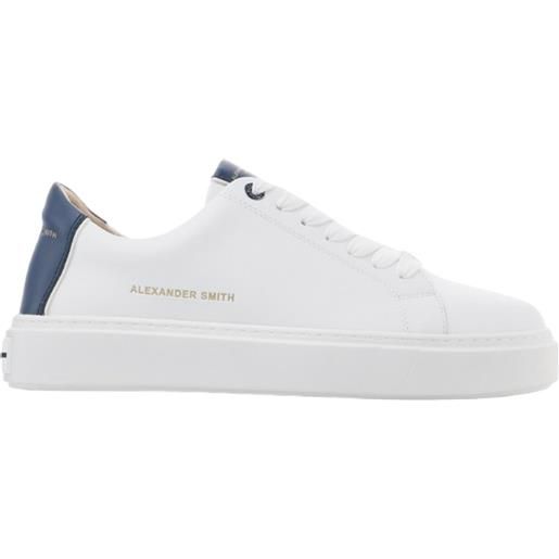 ALEXANDER SMITH sneakers london white blue - alazldm9010wbl - bianco