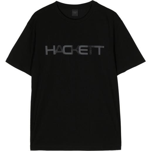 Hackett t-shirt con stampa - nero