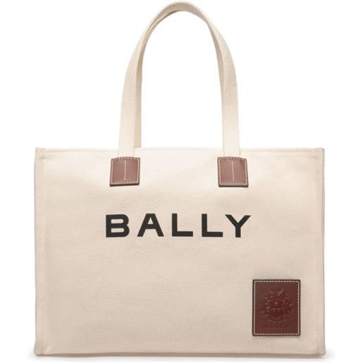 Bally borsa tote akelei con stampa - toni neutri