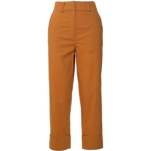 PATRIZIA PEPE pantaloni primavera/estate cotone 38 / arancione