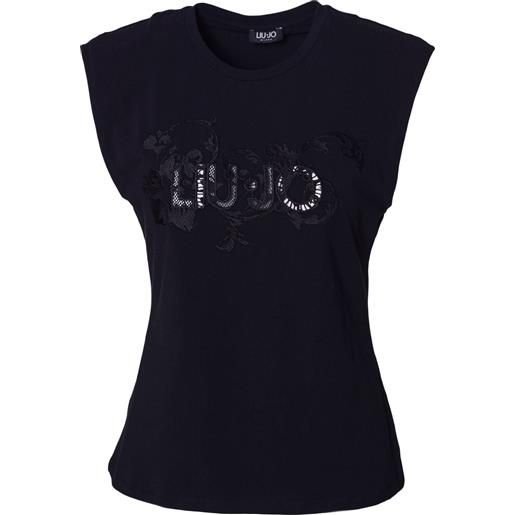LIU.JO t-shirt primavera/estate cotone 42 / nero