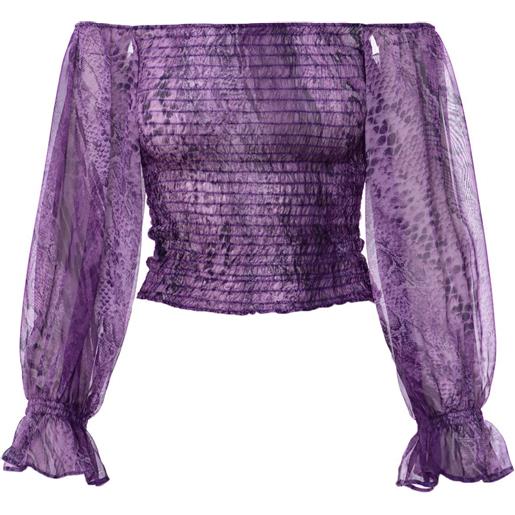 LIU.JO bluse primavera/estate seta 42 / viola