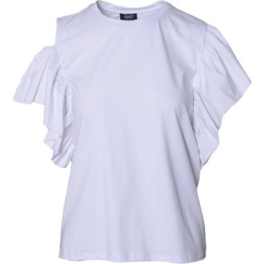LIU.JO t-shirt primavera/estate cotone 42 / bianco
