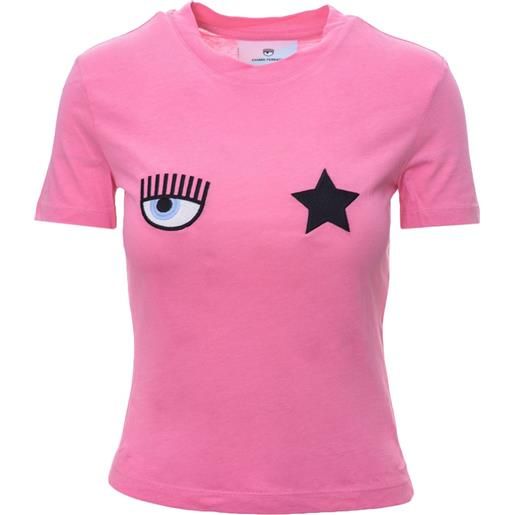 CHIARA FERRAGNI t-shirt primavera/estate cotone s / rosa