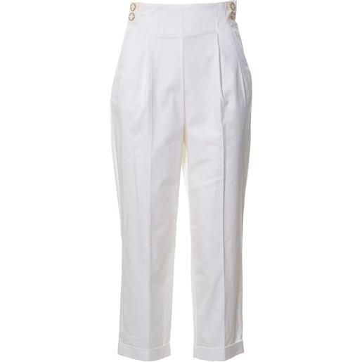 LIU.JO pantaloni primavera/estate cotone 42 / bianco