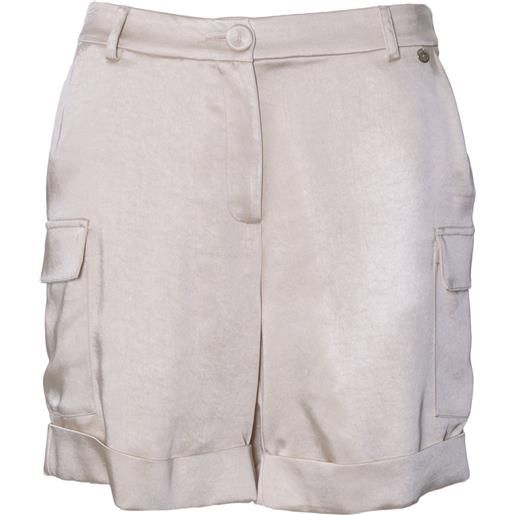 LIU.JO shorts primavera/estate poliestere 42 / beige