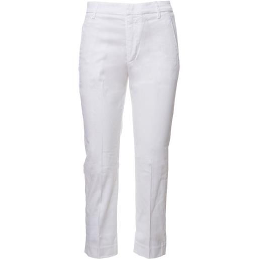 DONDUP pantaloni primavera/estate cotone 25 / bianco