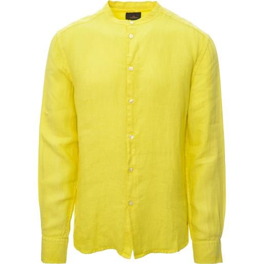 PEUTEREY camicie primavera/estate lino m / giallo