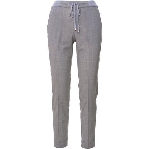 HAND pantaloni primavera/estate lana vergine 40 / grigio