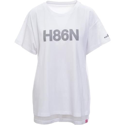 HOGAN t-shirt primavera/estate cotone l / bianco