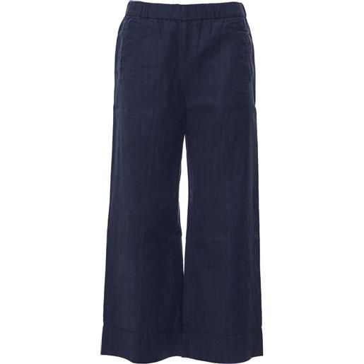 TRUE NY pantaloni primavera/estate lyocell 31 / blu