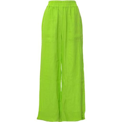 SUNDEK pantaloni primavera/estate lino m / verde